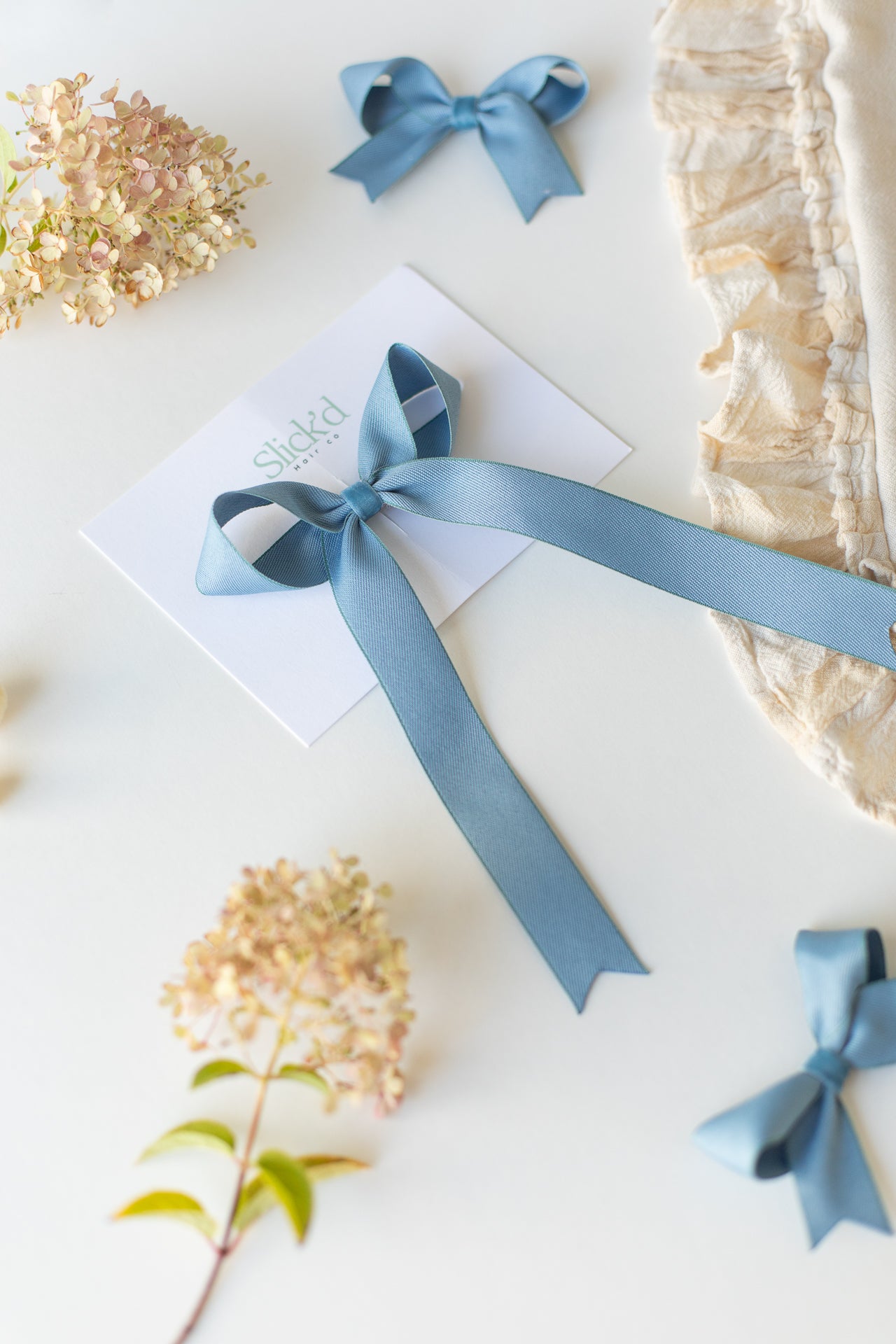 French Blue Pigtail Set