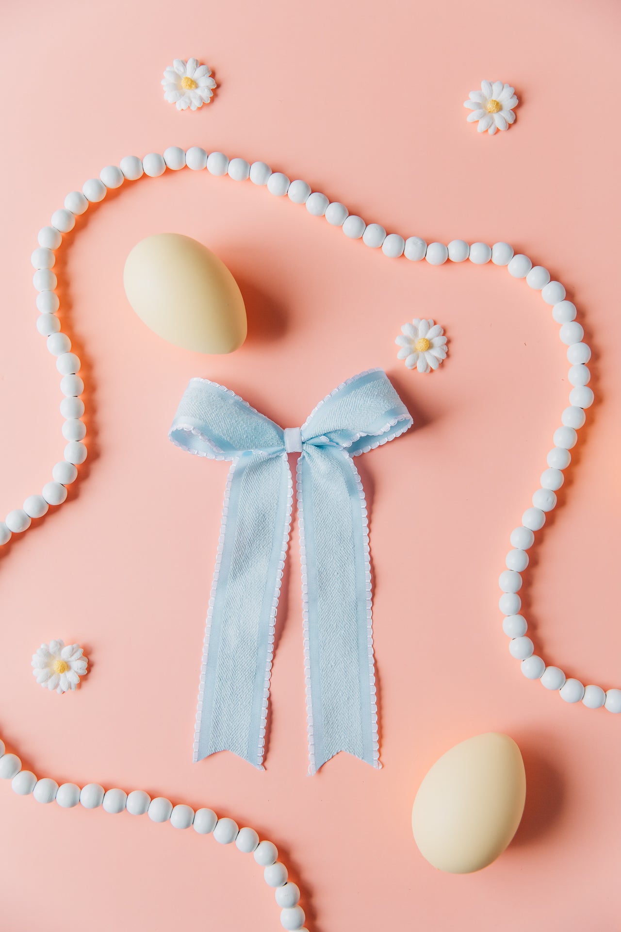 Large Light Blue Hair Bow