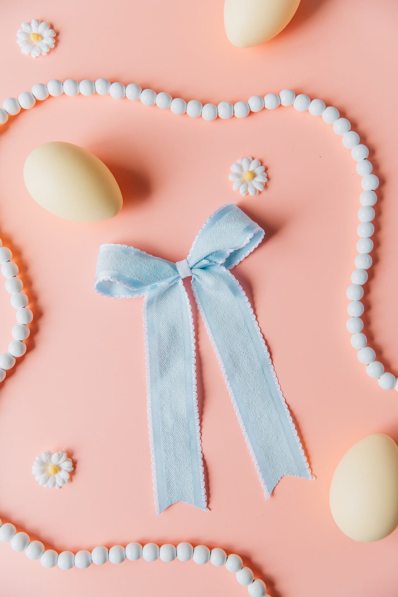 Large Light Blue Hair Bow