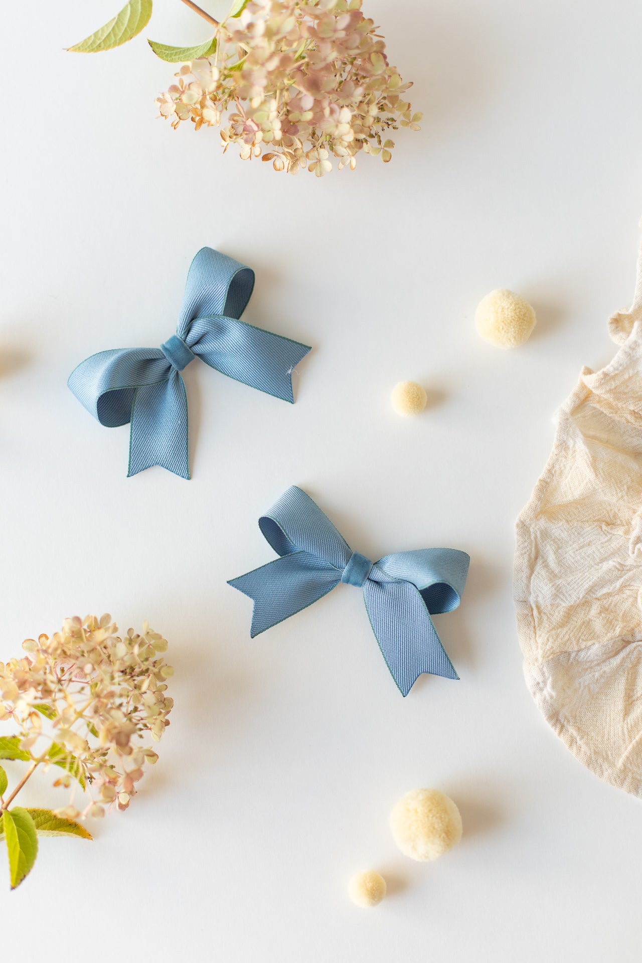 French Blue Pigtail Set